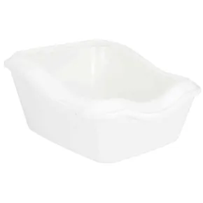 WC mit Rand, erhöhtes Rückteil 45x21(29)x54cm, - weiß
